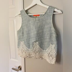 Lace Trim Top